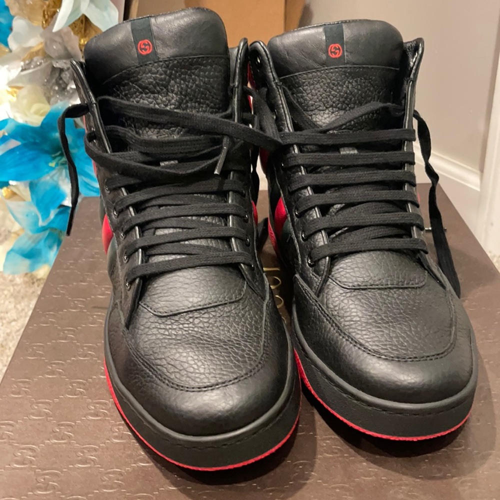 Gucci Ronnie Padded High 'Black Red'